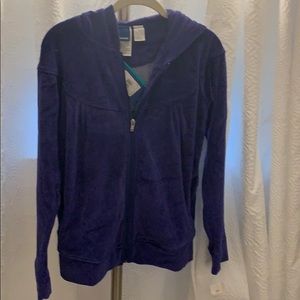 Hooded velour Reebok Track suit